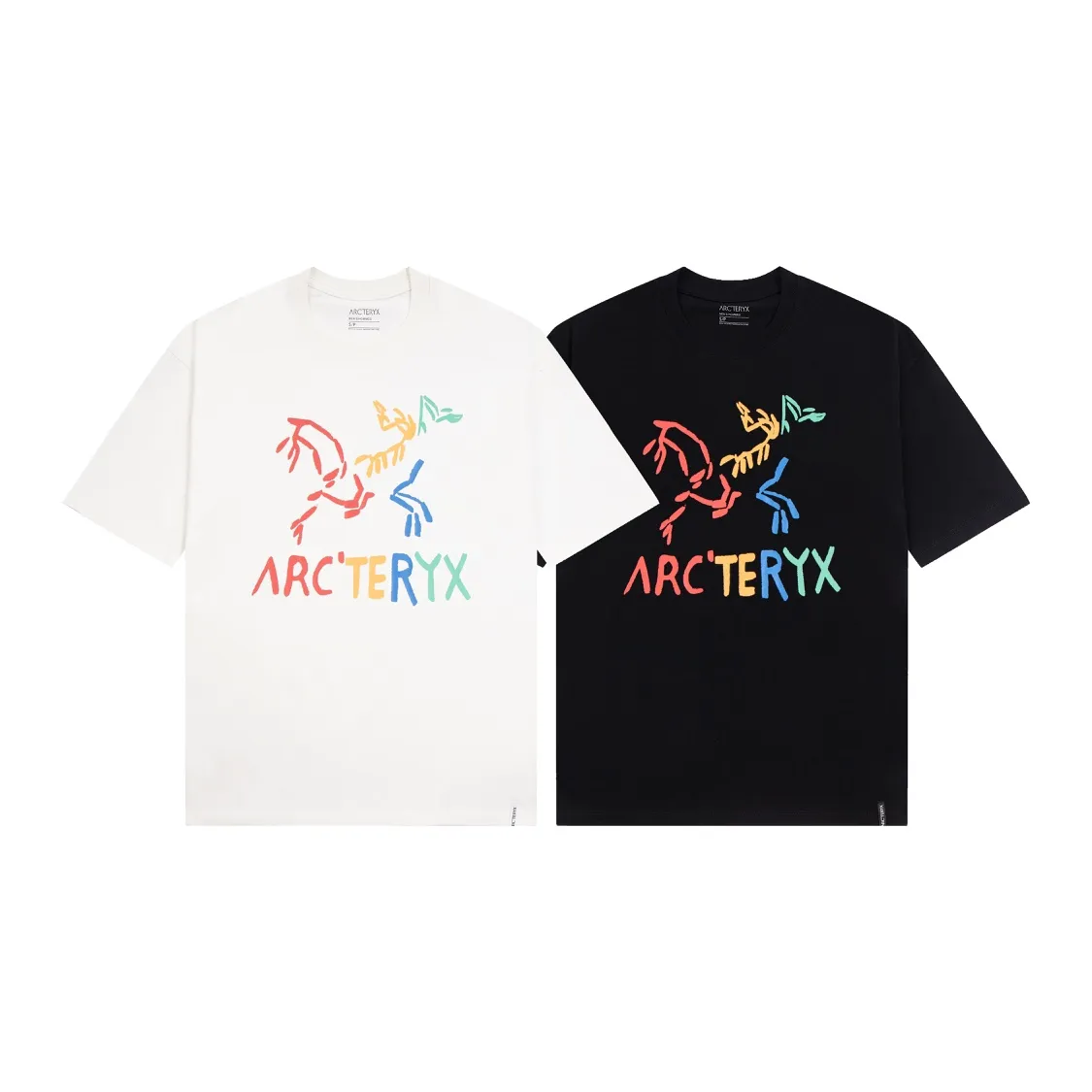 【 Quality】 Arc’teryx 𝟮𝟰𝘀𝘀 T ， ， ， OS g 100% Quality ： ：White Black Size：XS S M L